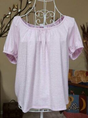NWT GAP short sleeve pink top sz Medium